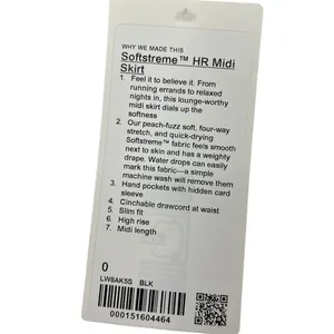 Lululemon Softstreme High-Rise Midi‎ Skirt in Black thumbnail 7