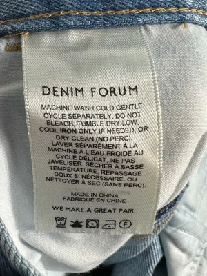 Aritzia Denim Forum 90s Millie Hi Rise Cargo Jeans 26 Blue‎ Wide Leg Y2K thumbnail 12