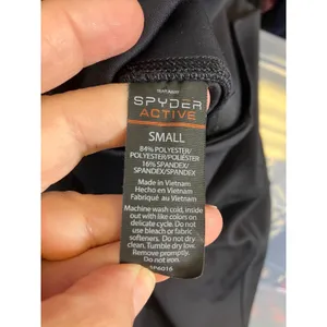 Spyder active‎ black leggings ankle 7/8 women's size small athletic casual thumbnail 6