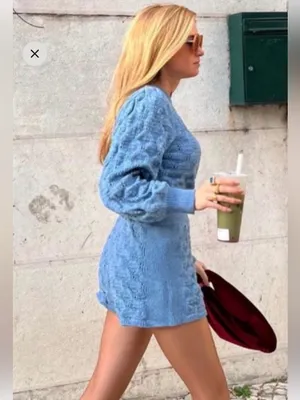 Spell blue knit bonfire organic cotton shorts thumbnail 3