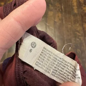 Lululemon Wunder train long line tie dye size 6 wireless bra thumbnail 3