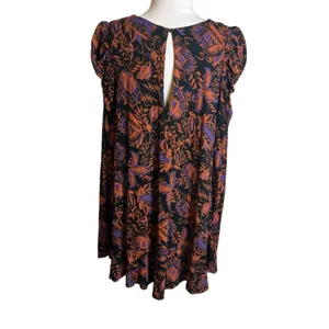 Free People Hello‎ Lover Tunic top floral Sz S thumbnail 4