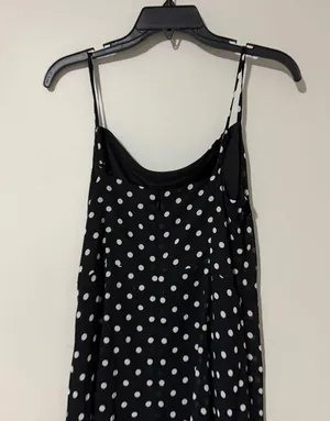 Petal & Pup Francesca Midi Dress Size L Black Polka Dot thumbnail 6