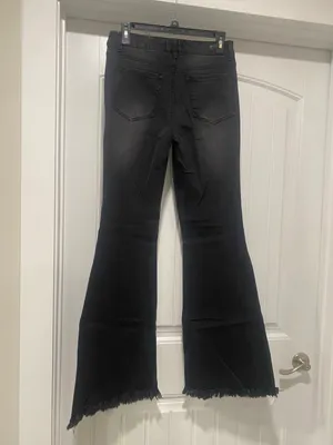 Black Flare Jeans Size 27 thumbnail 2