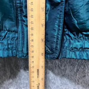 Vintage IZZI Outerwear Puffer Coat Insulated‎ Winter Jacket Teal M 80s 90s thumbnail 6