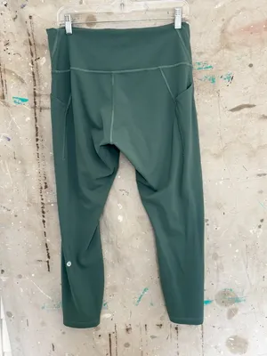 Lululemon Wunder Train High-Rise Tight with Pockets 25", Medium Forest thumbnail 5