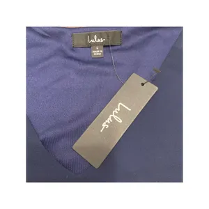 NWT Lulus Classic Holiday Party Dress Flowy Chiffon Navy Cocktail‎ Large thumbnail 7