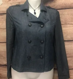 Jones New York double breasted cropped jkt thumbnail 1