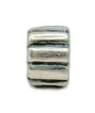 Pandora Silver Ribbed Authentic Silver 925 Clip Charm thumbnail 1