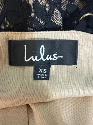 Lulus Remarkable Black Lace Halter Bodycon Dress Size XS thumbnail 2