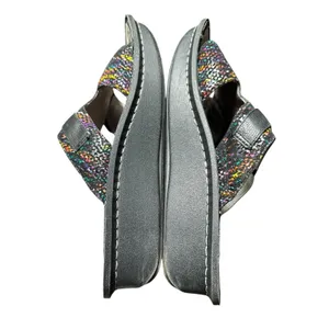 Alegria Sandals Slip On Rainbow Black Women's Size‎ EU 40, US 9 Comfort #S19-1 thumbnail 11