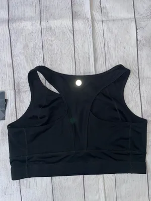 NWT torrid Black Racerback Sports Bra thumbnail 3