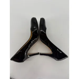 Nine West Ambitious Pumps Womens 7.5 Black Patent Leather Stiletto Round‎ Toe thumbnail 10