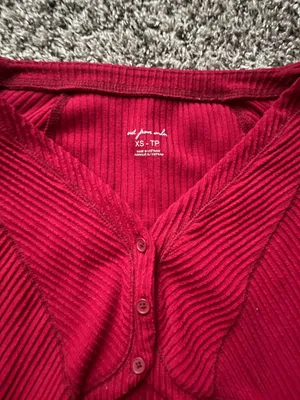 Urban Outfitters Button Crop Top thumbnail 2