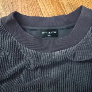 🙂White Fox Ribbed Crewneck Sweater in Charcoal thumbnail 2