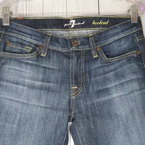 7 For All Man Kind Bootcut Jeans thumbnail 7