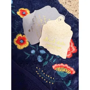 Altar'd State Floral Embroidered Lace Dress Navy Sleeveless Boho Cottagecore M thumbnail 6
