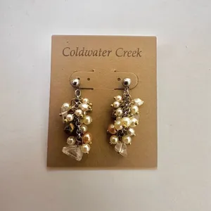 Coldwater Creek pearly cluster earrings thumbnail 9