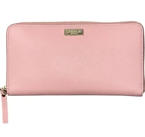 Kate Spade Laurel Way Neda Saffiano Leather Zip Around Wallet Dusty Peony Pink thumbnail 1