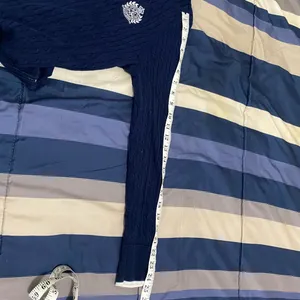Ralph Lauren Navy and White Knit Top thumbnail 7
