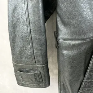Vintage Wilsons Leather Jacket Mens Large Lined Heavyweight‎ Outdoor Grunge Goth thumbnail 5