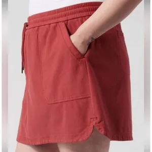 Athleta Farallon Skirt Size L In‎ Dried Cinnamon Red Stretch Sporty Athleisure thumbnail 4