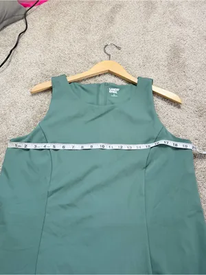 Lands’ End High Impact Crew Neck Active Dress Undershorts in Washed Evergreen L thumbnail 13