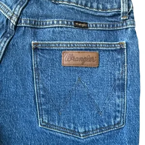 Wrangler High-Rise Denim Cutoff Shorts, Medium Wash, Women's Size 27 thumbnail 3