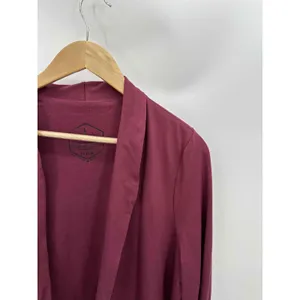 Trace Fashion Womens Magenta Blazer Jacket Organic‎ Cotton Size L Sustainable thumbnail 4