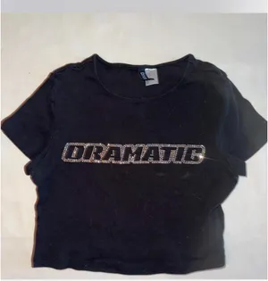 Divided Bedazzled baby tee H&M thumbnail 3