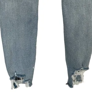 American Eagle SZ 2 SHORT Jegging Jeans Hi-Rise Distressed Stretch Frayed Hems thumbnail 6