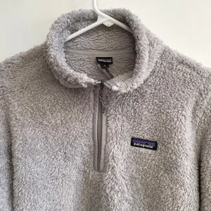Patagonia‎ Gray Fleece Quarter Zip Pullover Sweatshirt Women's Size M thumbnail 3