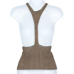 NWT Free People Cropped Tank Top Ribbed Racerback Y2K 90s Minimalist Brown XS thumbnail 5