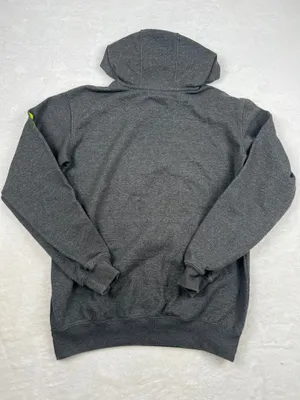 Carhartt K288 Carbon Heather Brite Lime Logo Sleeve Hoodie Men’s Size S thumbnail 3