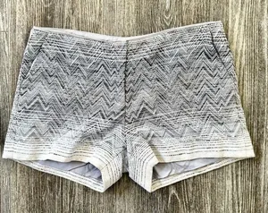 L’Agence jacquard Chevron twill shorts thumbnail 1