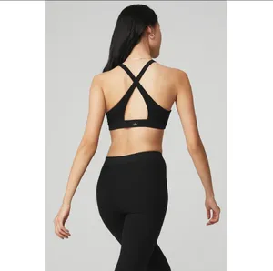 Alo ALOSOFT ICONIC 90'S BRA BLACK Size M NWT thumbnail 2