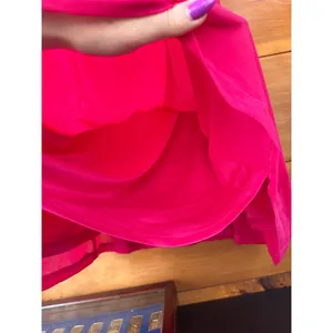 NWT Lulus Stunning Mystery Fuchsia Mesh Cowl Back Mermaid Maxi Dress Banquet L thumbnail 5