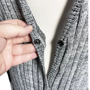 FREE PEOPLE Women’s Boho Slouchy Shadow Striped Button Front Cardigan thumbnail 5