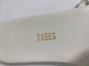 TKEES Cream Double-strap Minimal Slide Sandals Size 11 US thumbnail 2