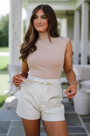 These Three Boutique Shorts Leather thumbnail 1