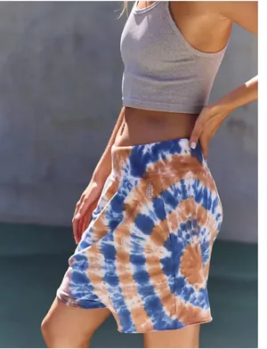FP Movement by FP Hot Shot Printed Harem Shorts in BDRC in sz M NWT $50R thumbnail 3