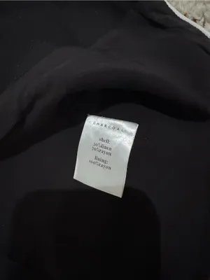Charcoal Clothing — Black w/ white trim button down thumbnail 4