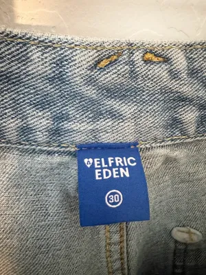 Aelfric Eden Cinched Bow Jeans Size 30 Baggy Wide Leg Streetwear Cyber Grunge thumbnail 7