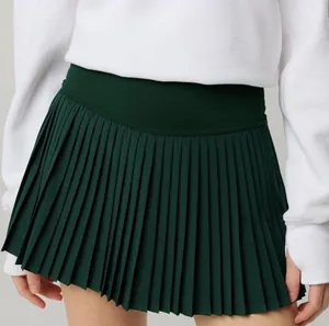 Aerie Blue Pleated Skirt thumbnail 1