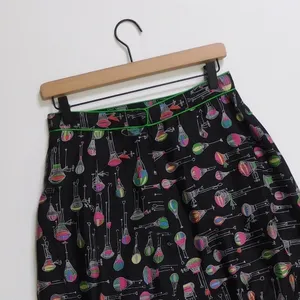 Anthropologie ANNA SUI Montgolfier Silk Skirt Hot Air Balloon Print Size 6 thumbnail 8
