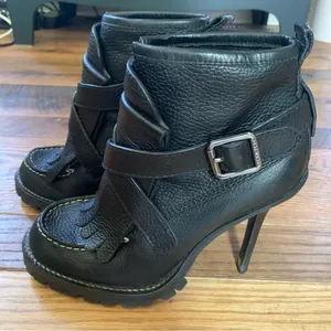 Tory Burch Leather Booties thumbnail 2