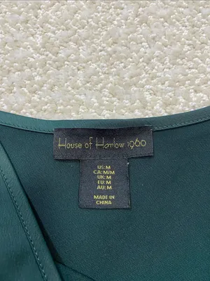 House of Harlow 1960 Emerald Satin Slip Dress Size M thumbnail 7