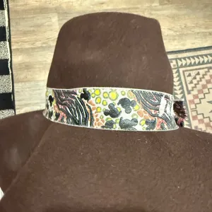 DISNEY PARKS Adult Animal Kingdom Wide Brim Safari Hat Brown leopard thumbnail 7