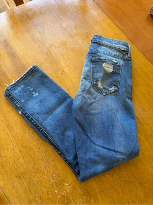 MOTHER The Vagabond Reckless Distressed Boyfriend Jeans Size 25 thumbnail 6