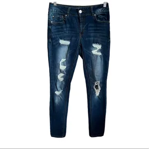 Refuge Distressed Skinny‎ Denim Jeans thumbnail 2